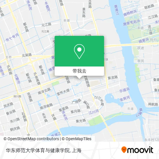 华东师范大学体育与健康学院地图