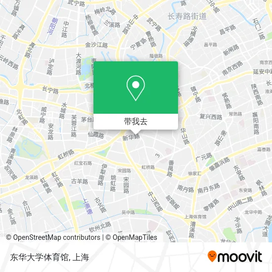 东华大学体育馆地图