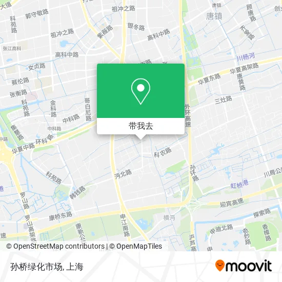 孙桥绿化市场地图