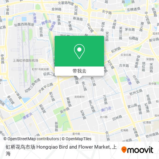 虹桥花鸟市场 Hongqiao Bird and Flower Market地图