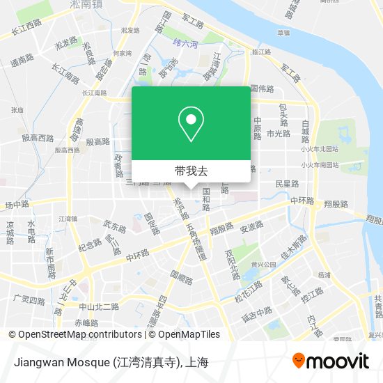 Jiangwan Mosque (江湾清真寺)地图