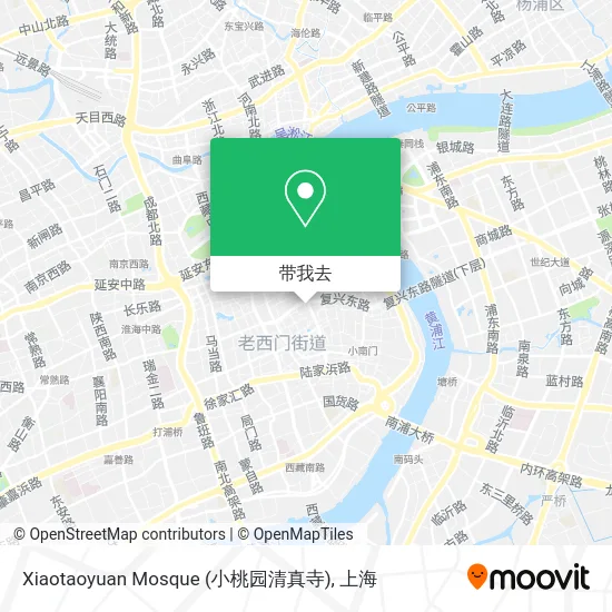 Xiaotaoyuan Mosque (小桃园清真寺)地图