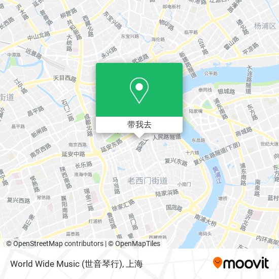 World Wide Music (世音琴行)地图