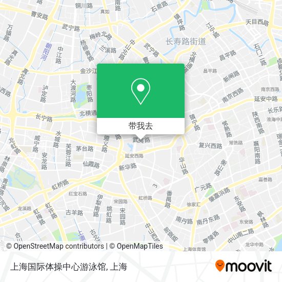 上海国际体操中心游泳馆地图