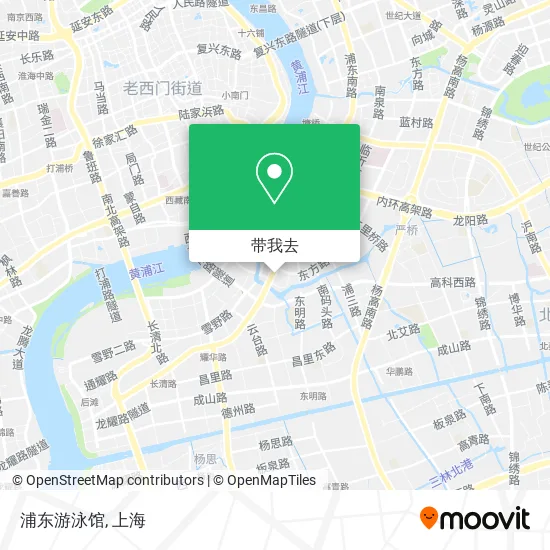 浦东游泳馆地图