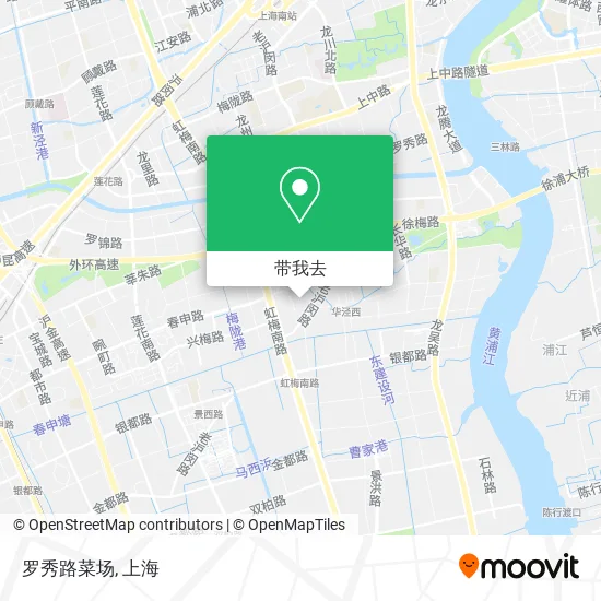 罗秀路菜场地图