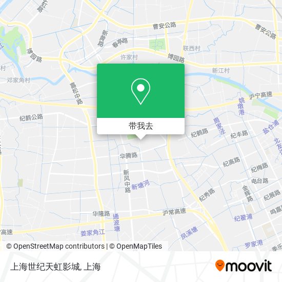 上海世纪天虹影城地图