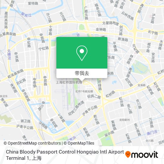 China Bloody Passport Control Hongqiao Intl Airport Terminal 1地图