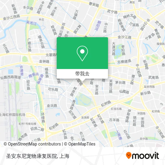 圣安东尼宠物康复医院地图