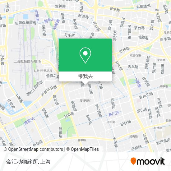 金汇动物診所地图