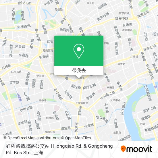 虹桥路恭城路公交站 | Hongqiao Rd. & Gongcheng Rd. Bus Stn.地图