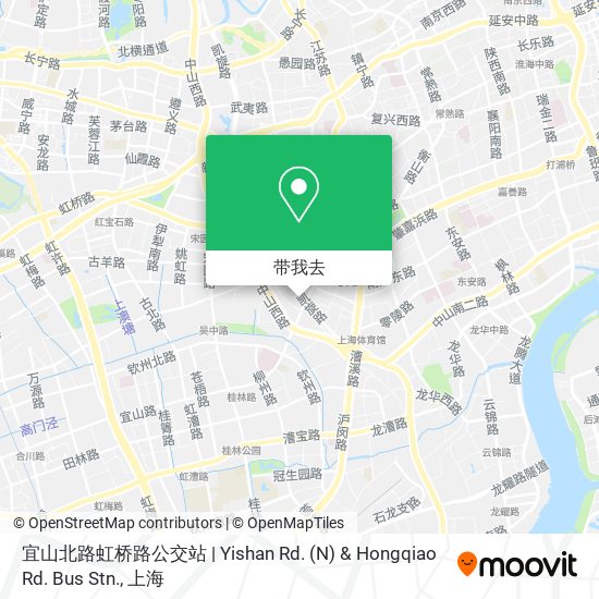 宜山北路虹桥路公交站 | Yishan Rd. (N) & Hongqiao Rd. Bus Stn.地图