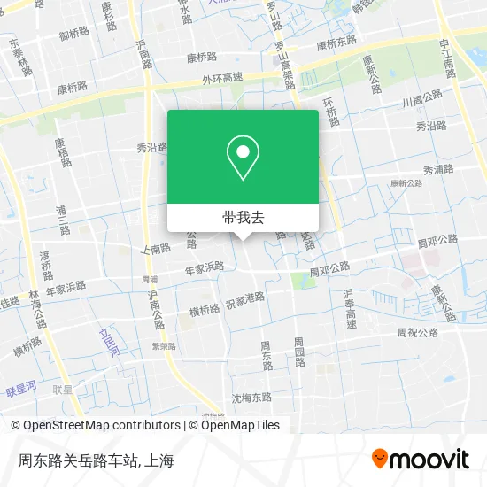 周东路关岳路车站地图
