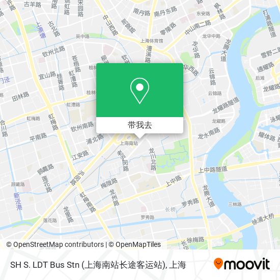 SH S. LDT Bus Stn (上海南站长途客运站)地图