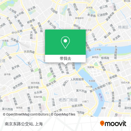 南京东路公交站地图