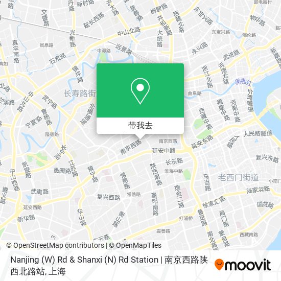 Nanjing (W) Rd & Shanxi (N) Rd Station | 南京西路陕西北路站地图