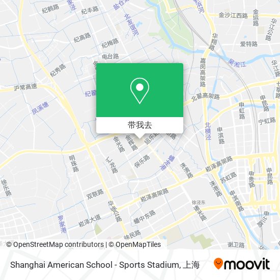 Shanghai American School - Sports Stadium地图