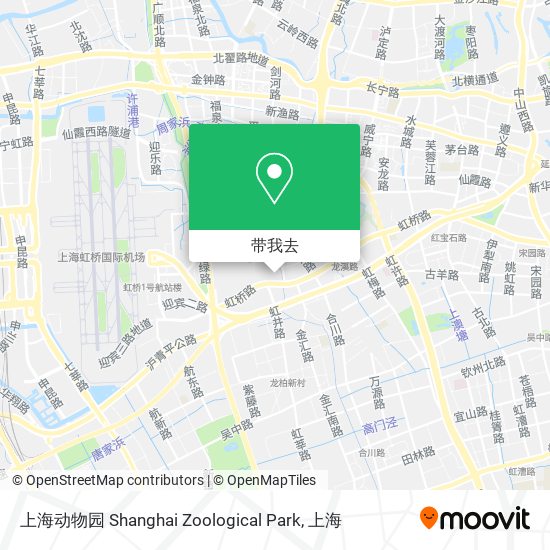 上海动物园 Shanghai Zoological Park地图
