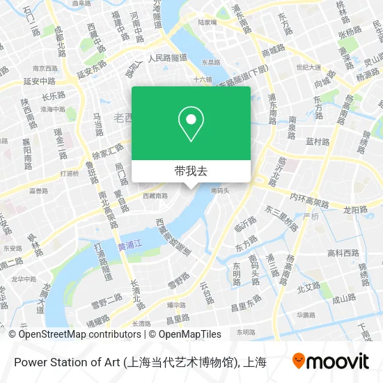 Power Station of Art (上海当代艺术博物馆)地图