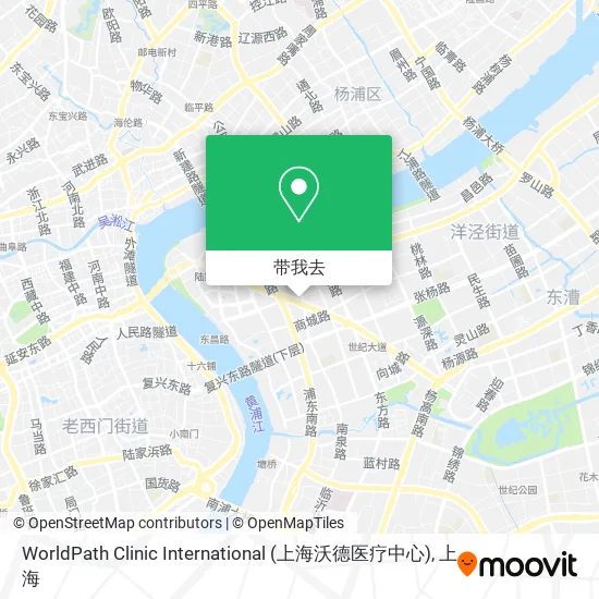 WorldPath Clinic International (上海沃德医疗中心)地图
