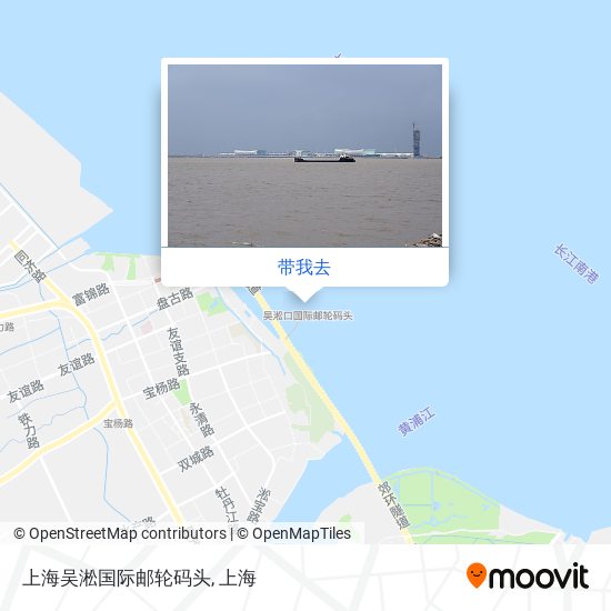 上海吴淞国际邮轮码头地图