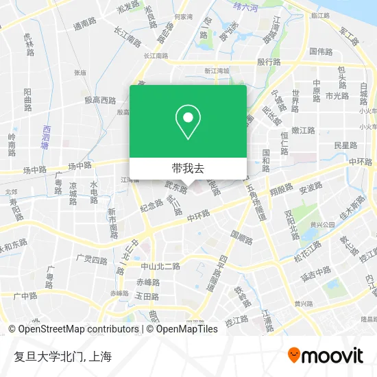复旦大学北门地图