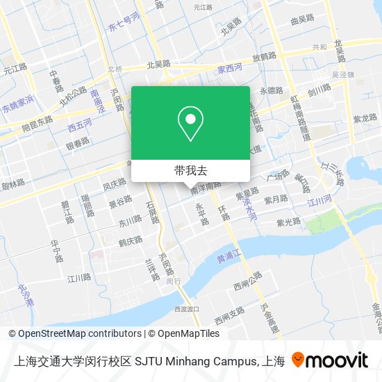 上海交通大学闵行校区 SJTU Minhang Campus地图
