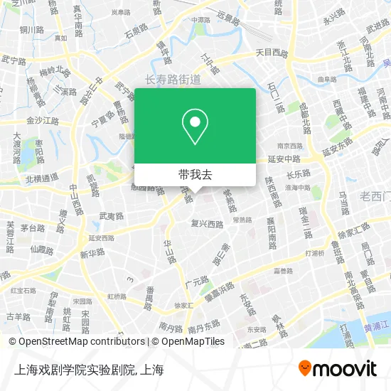 上海戏剧学院实验剧院地图