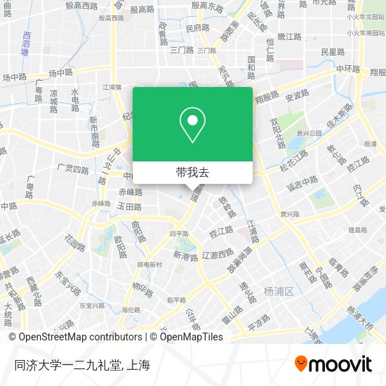 同济大学一二九礼堂地图