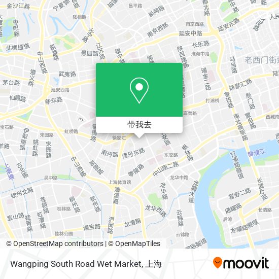 Wangping South Road Wet Market地图