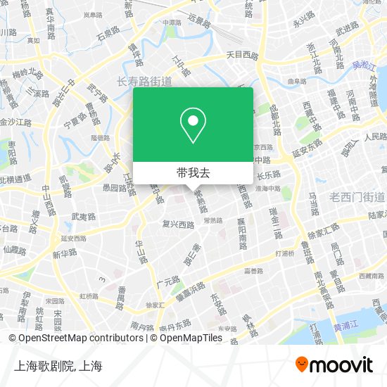 上海歌剧院地图