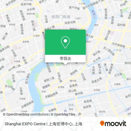Shanghai EXPO Centre | 上海世博中心地图