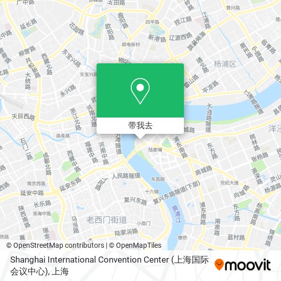 Shanghai International Convention Center (上海国际会议中心)地图