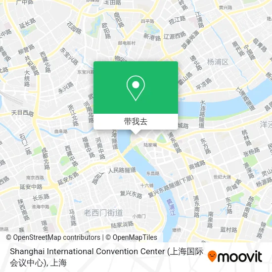 Shanghai International Convention Center (上海国际会议中心)地图