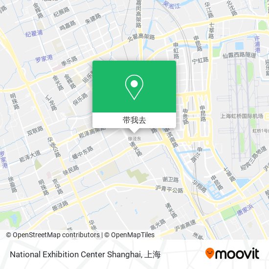 National Exhibition Center Shanghai地图