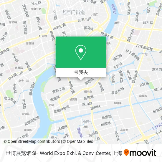 世博展览馆 SH World Expo Exhi. & Conv. Center地图