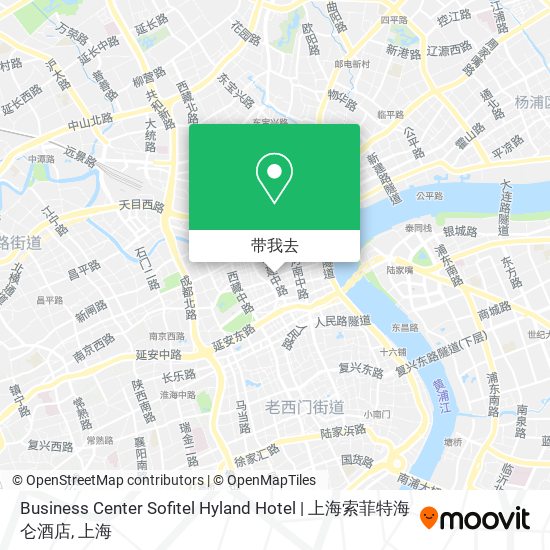 Business Center Sofitel Hyland Hotel | 上海索菲特海仑酒店地图