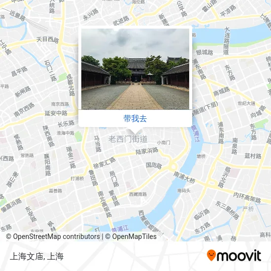 上海文庙地图