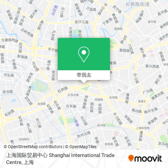 上海国际贸易中心 Shanghai International Trade Centre地图