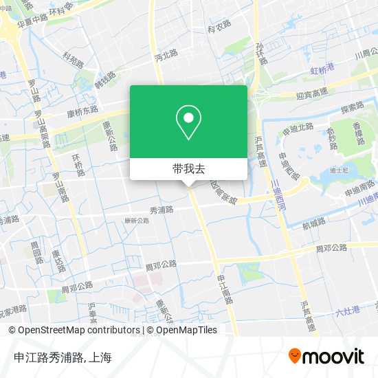 申江路秀浦路地图