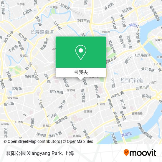 襄阳公园 Xiangyang Park地图