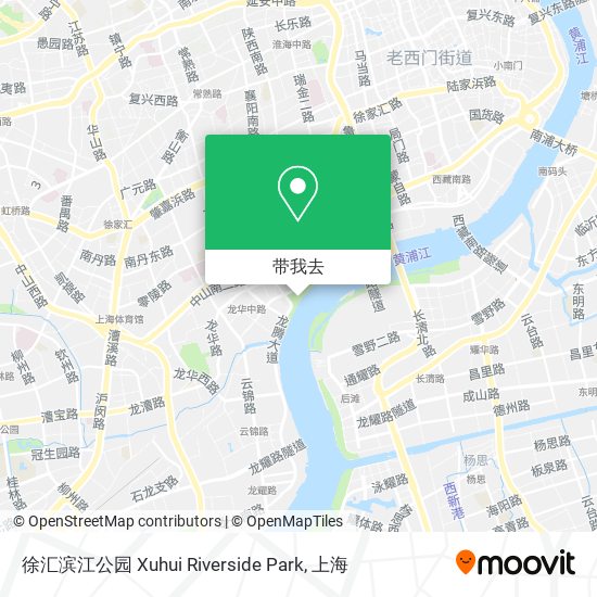 徐汇滨江公园 Xuhui Riverside Park地图