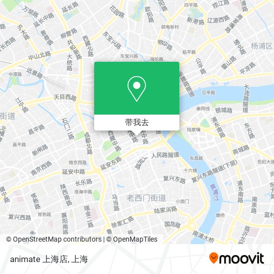 animate 上海店地图