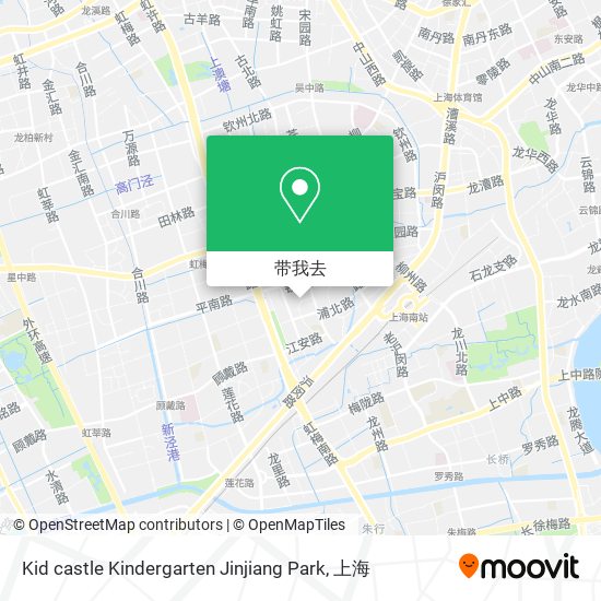 Kid castle Kindergarten Jinjiang Park地图