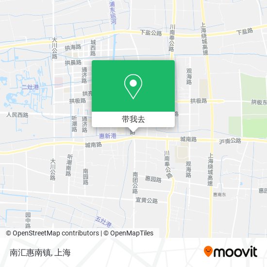 南汇惠南镇地图