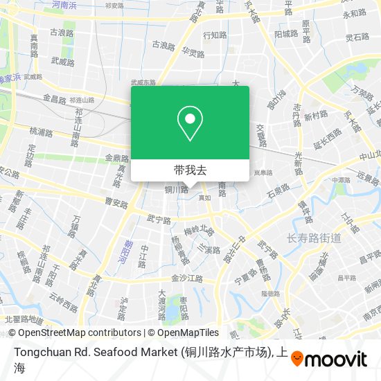 Tongchuan Rd. Seafood Market (铜川路水产市场)地图