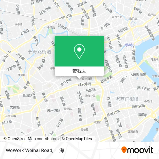 WeWork Weihai Road地图