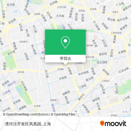漕河泾开发区凤凰园地图
