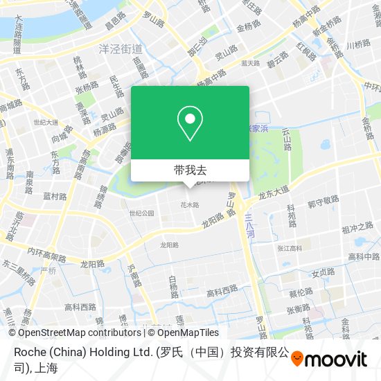 Roche (China) Holding Ltd. (罗氏（中国）投资有限公司)地图