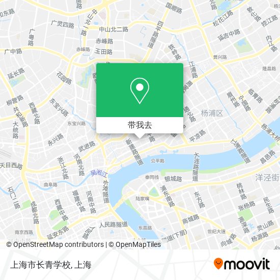 上海市长青学校地图